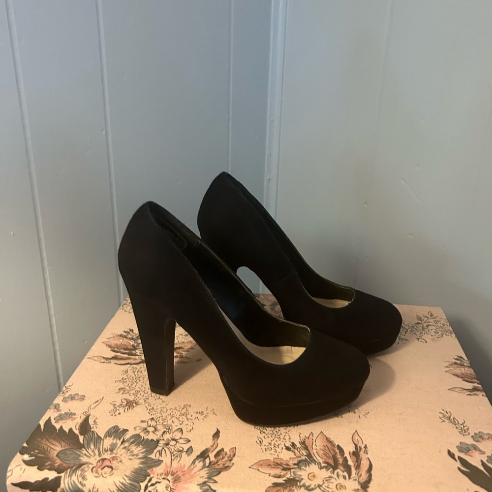 Black high heels
